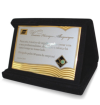 Placas de homenagens personalizadas com kit estojo Placas de homenagens personalizadas com kit estojo