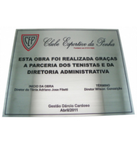 Placas de inauguração Placas de inauguração