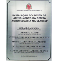Placas de inauguração Placas de inauguração