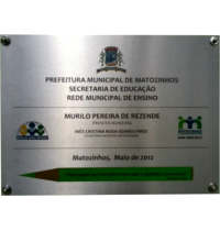 Placas de inauguração Placas de inauguração